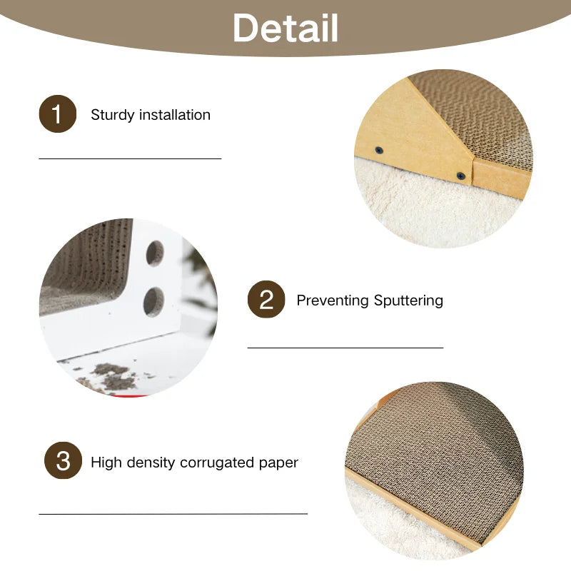 Cardboard Scratching Post for Indoor Cats